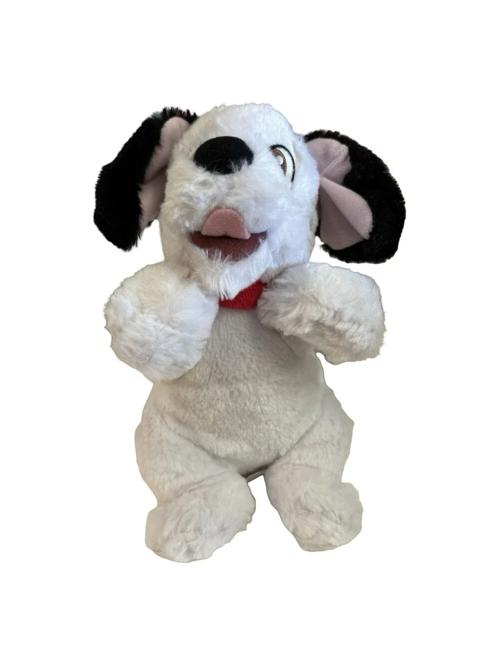 Disney Parks Babies 101 Dalmations Puppy Dog Red Collar Plush Stuffed Animal